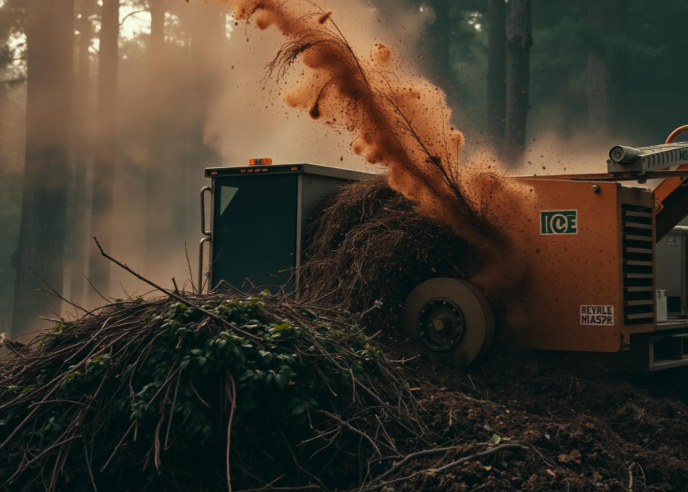 Trees vanish. Brush disappears.